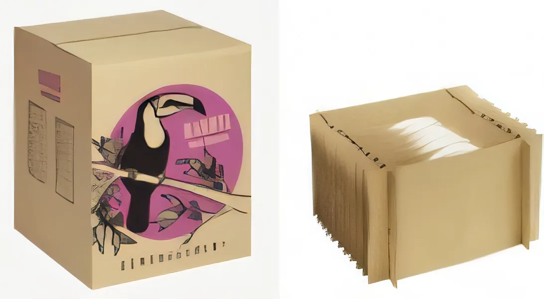 Carton Barrel assiettes